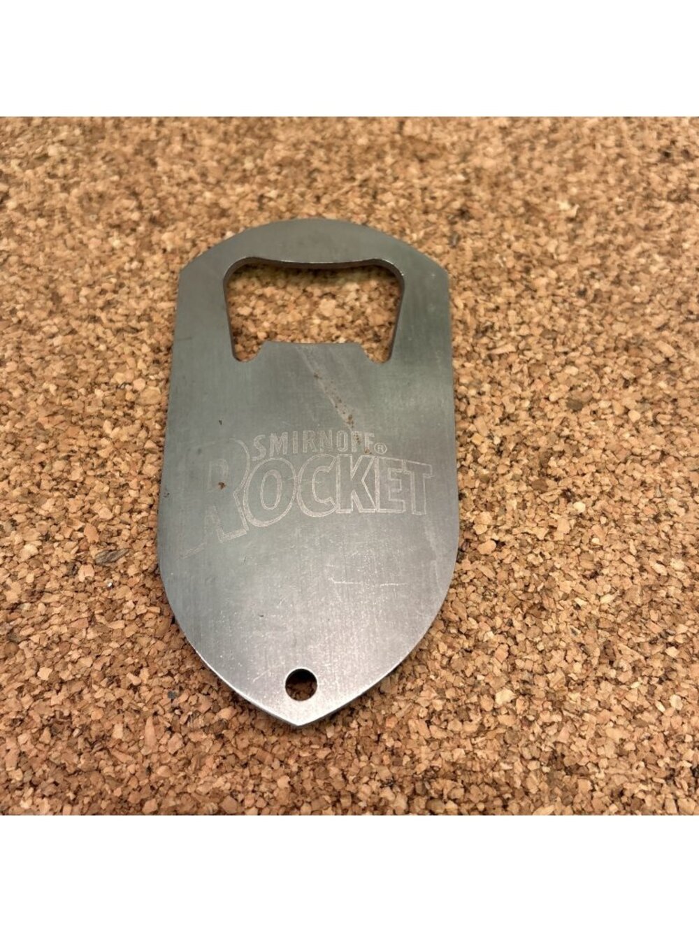 VINTAGE BOTTLE Opener Beer Themed - Smirnoff Rocket